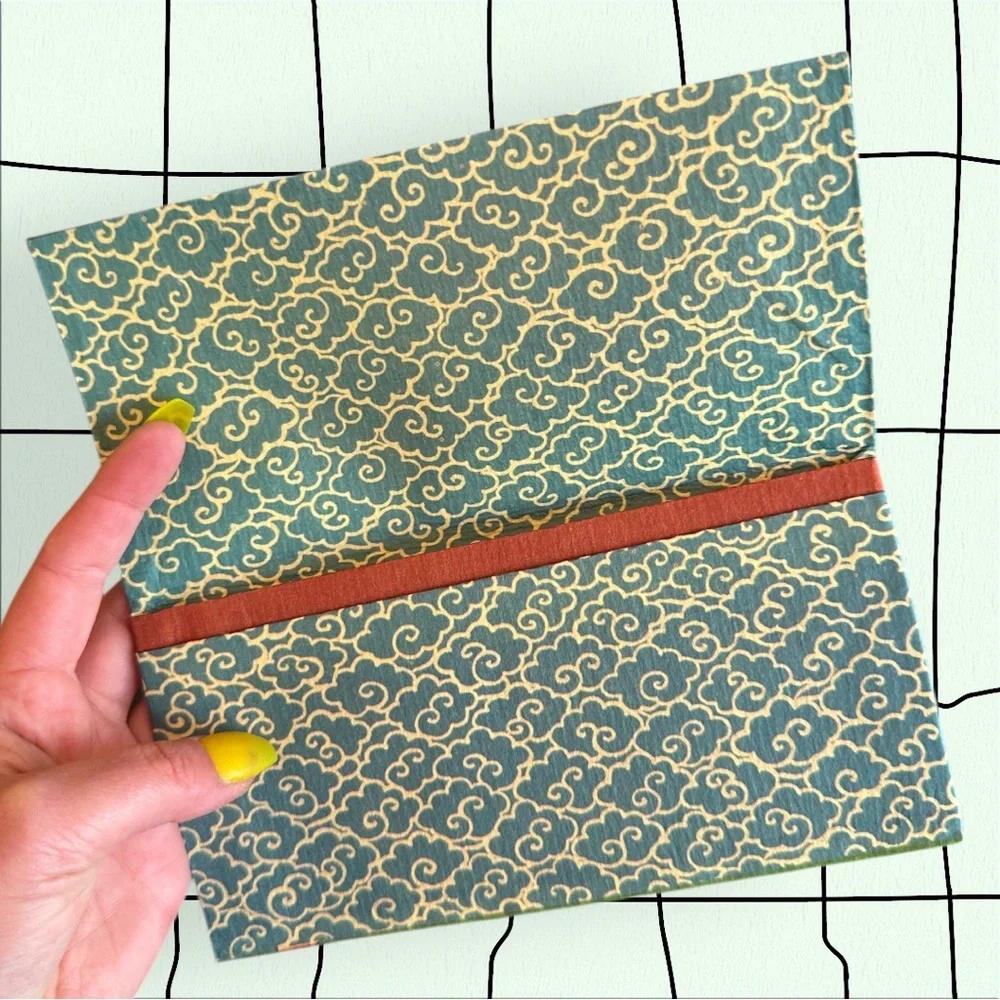 Vintage Japanese Paper Portfolio/Wallet